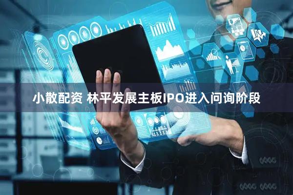 小散配资 林平发展主板IPO进入问询阶段