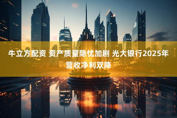 牛立方配资 资产质量隐忧加剧 光大银行2025年营收净利双降